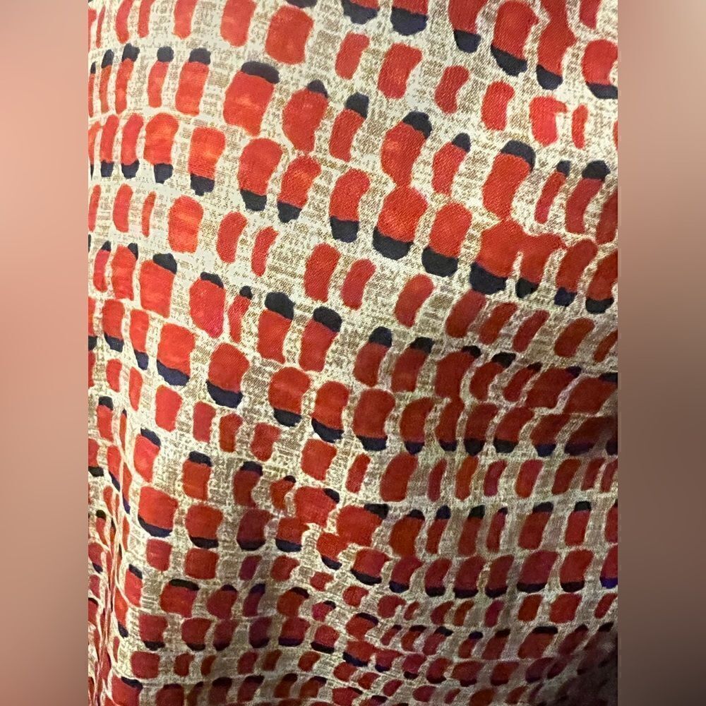 🐘 Collective Concept Orange Print Top - Picture 4 of 4